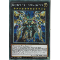 BLHR-EN093 Number 93: Utopia Kaiser Secret Rare 1st Edition NM