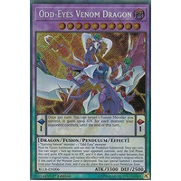 Odd-Eyes Venom Dragon - BLLR-EN006 - Secret Rare 1st Edition NM