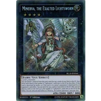 Minerva, the Exalted Lightsworn Secret Rare BLLR-EN044 MINT 1st Edition NM