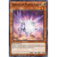 BLMM-EN101 Herald of Purple Light Ultra Rare 1st Edition NM