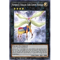 BLMM-EN152 Number 8: Heraldic King Genom-Heritage Ultra Rare 1st Edition NM