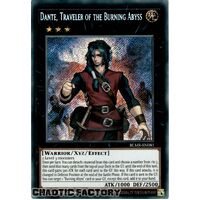 BLMR-EN081 Dante, Traveler of the Burning Abyss Secret Rare 1st Edition NM