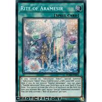 BLMR-EN093 Rite of Aramesir Secret Rare 1st Edition NM