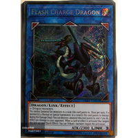 BLRR-EN045 Flash Charge Dragon Secret Rare 1st Edition NM