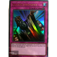 BLRR-EN100 Solemn Judgment Ultra Rare 1st Edition NM