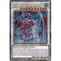 Quarter Century Secret Rare BLTR-EN005 Lancea, Ancestral Dragon of the Ice Mountain 1st Edition NM