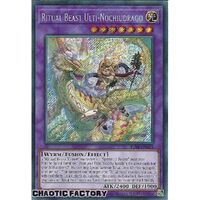 BLTR-EN018 Ritual Beast Ulti-Nochiudrago Secret Rare 1st Edition NM