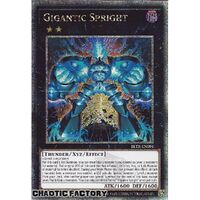 Quarter Century Secret Rare BLTR-EN091 Gigantic Spright 1st Edition NM