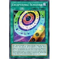 BLZD-EN054 Exceptional Schedule Secret Rare 1st Edition NM