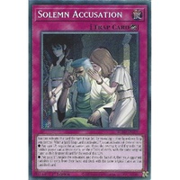 BLZD-EN079 Solemn Accusation Secret Rare 1st Edition NM