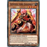 BODE-EN032 Geminize Lord Golknight Common 1st Edition NM