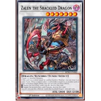 BPRO-EN042 Zalen the Shackled Dragon Super Rare 1st Edition NM