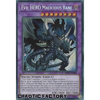 BROL-EN069 Evil HERO Malicious Bane Secret Rare 1st Edition NM