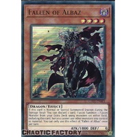 CH01-EN001 Fallen of Albaz Ultra Rare 1st Edition NM