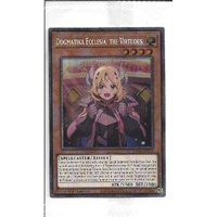 CH01-EN014 "Dogmatika Ecclesia, the Virtuous" Secret Rare 1st Edition NM
