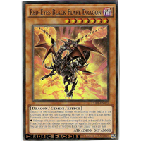Yugioh Red-Eyes Black Flare Dragon - CORE-EN020 - Super Rare 1st Edition NM