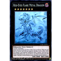 Red-Eyes Flare Metal Dragon - CORE-EN054 - Ghost Rare 1st Edition NM
