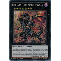 CORE-EN054 Red-Eyes Flare Metal Dragon Secret Rare 1st Edition NM