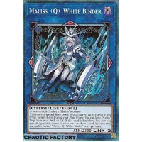 CRBR-EN019 Maliss Q White Binder Collector's Rare 1st Edition NM