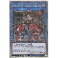 CRBR-EN020 Maliss Q Hearts Crypter Quarter Century Secret Rare 1st Edition NM