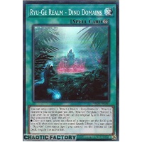 CRBR-EN037 Ryu-Ge Realms - Dino Domains Super Rare 1st Edition NM