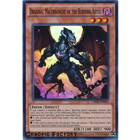 Yugioh Draghig, Malebranche of the Burning Abyss Super Rare CROS-EN082 1st Edition NM