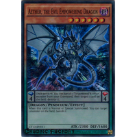 Yugioh Aether, the Evil Empowering Dragon - CT13-EN011 - Super Rare Limited Edition