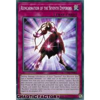 CYAC-EN098 Reincarnation of the Seventh Emperors Super Rare 1st Edition NM