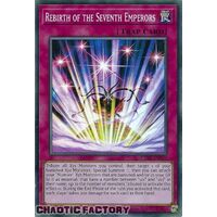 CYAC-EN099 Rebirth of the Seventh Emperors Super Rare 1st Edition NM