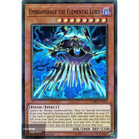 Yugioh - CYHO-EN019 - Umbramirage the Elemental Lord Super Rare 1st Edition NM