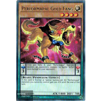 Yugioh - CYHO-EN095 - Performapal Gold Fang Rare 1st Edition NM