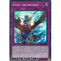 DABL-EN078 Simul Archfiends Super Rare 1st Edition NM