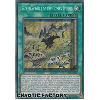 DAMA-EN060 Sacred Scrolls of the Gizmek Legend Secret Rare 1st Edition NM