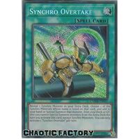 DAMA-EN067 Synchro Overtake Secret Rare 1st Edition NM