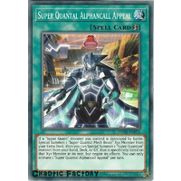 Yugioh DANE-EN056 Super Quantal Alphancall Appeal Common 1st Edition NM