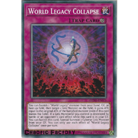 Yugioh DANE-EN075 World Legacy Collapse Common 1st Edition NM