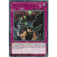 Yugioh DANE-EN085 You're in Danger! Rare 1st Edition NM