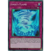 Yugioh DANE-EN091 Loge's Flame Super Rare 1st Edition NM
