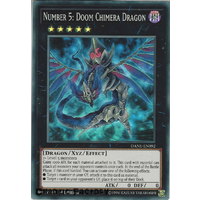 DANE-EN092 Number 5: Doom Chimera Dragon Super Rare 1st Edition NM