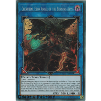 DANE-EN095 Cherubini, Ebon Angel of the Burning Abyss Secret Rare 1st Edition NM