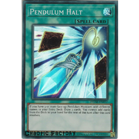 DANE-EN097 Pendulum Halt Super Rare 1st Edition NM