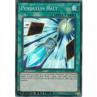 Yugioh DANE-EN097 Pendulum Halt Super Rare 1st Edition NM