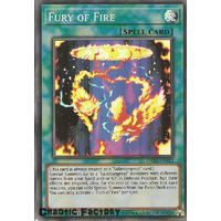 Yugioh DANE-ENSE2 Fury of Fire Super Rare NM