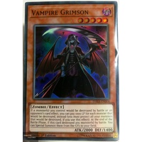 Yugioh DASA-EN004 Vampire Grimson Super Rare 1st Edition