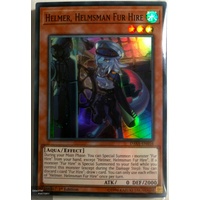 Yugioh DASA-EN016 Helmer, Helmsman Fur Hire Super Rare 1st Edition