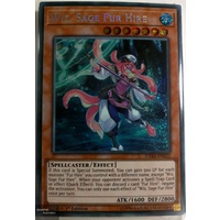 Yugioh DASA-EN022 Wiz, Sage Fur Hire Secret Rare 1st Edition