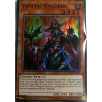 Yugioh DASA-EN049 Vampire Sorcerer Super Rare 1st Edition