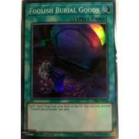 Yugioh DASA-EN058 Foolish Burial Goods Super Rare 1st Edition