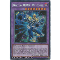 Yugioh DESO-EN004 Destiny HERO - Dystopia Secret Rare 1st Edition NM