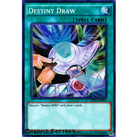 Yugioh DESO-EN014 Destiny Draw Super Rare 1st Edition NM